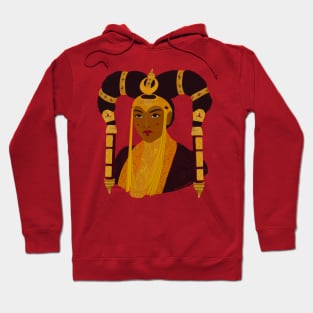 Afro Space Queen Pigtails Hoodie